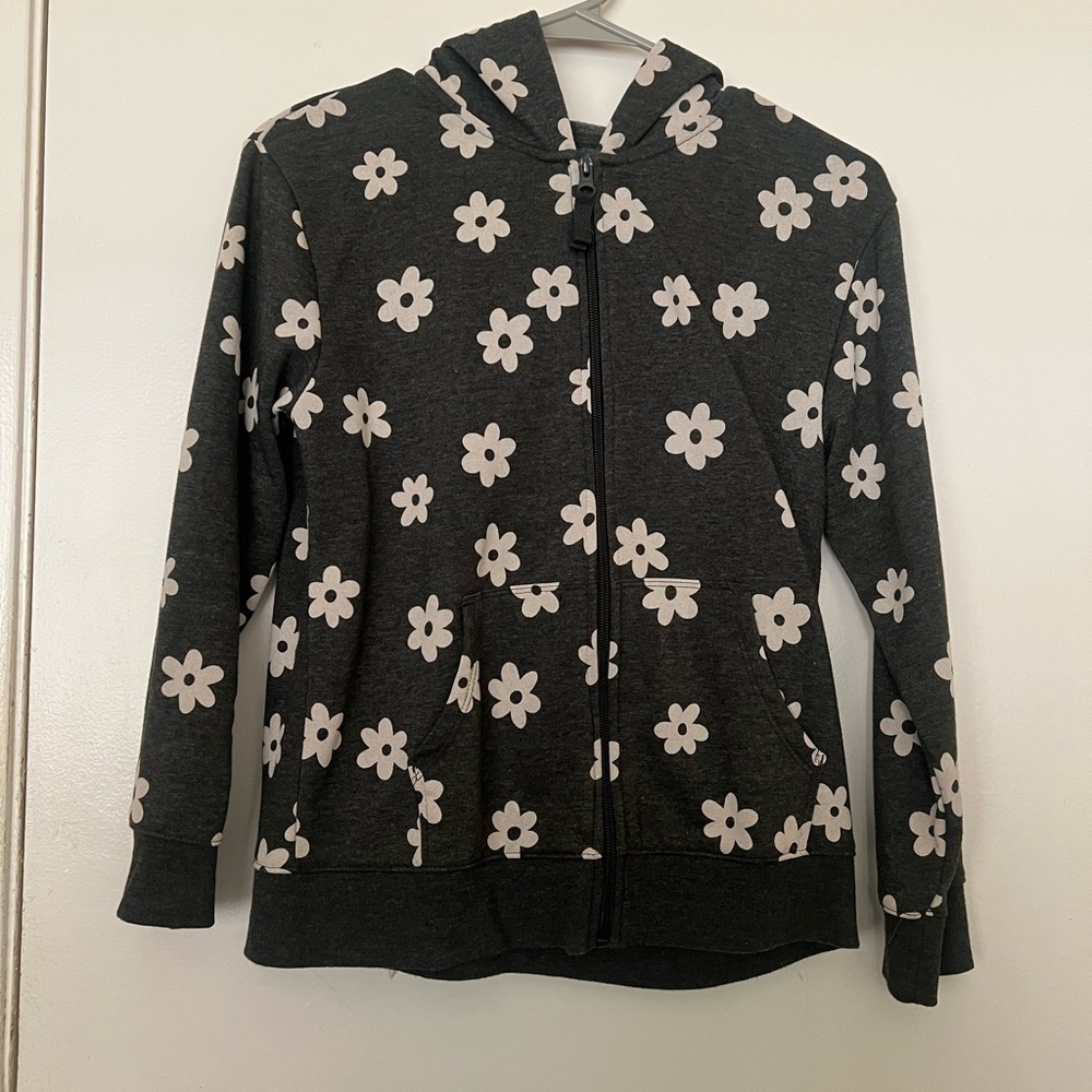 Cat & Jack Gray and Cream Hoodie